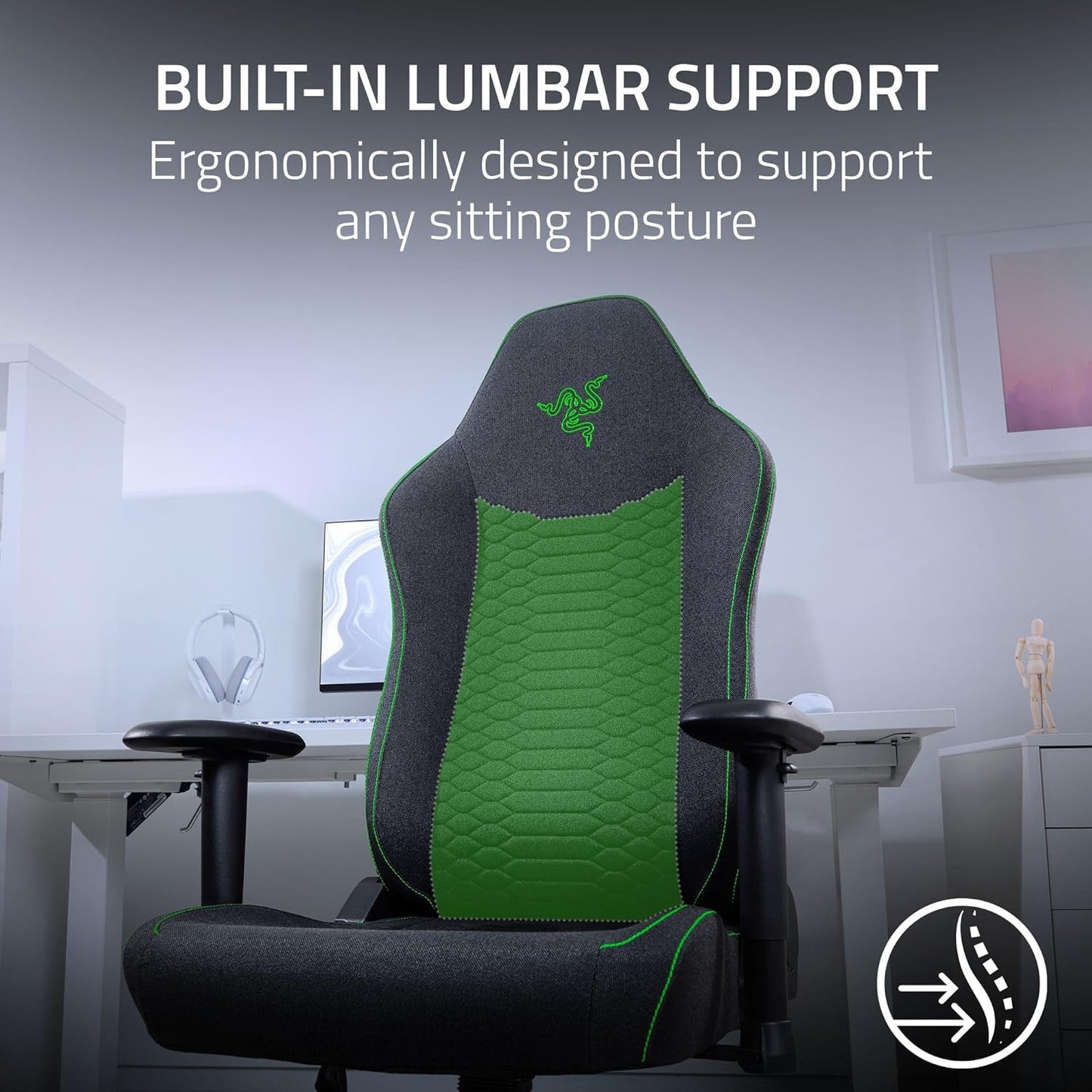 Razer RZ38-05310100-R3UA Iskur V2 X Ergonomic Gaming Chair