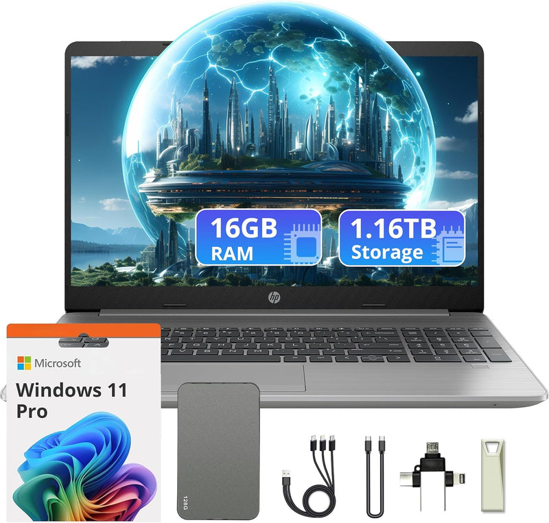 HP 250 G9 Business Laptop i5 16GB RAM 1TB SSD — main product image