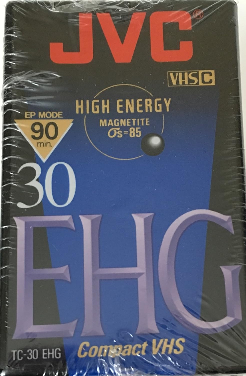 JVC TC-30 EHG VHS-C 4-Pack Camcorder Tapes