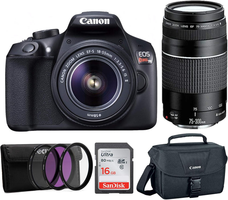Canon 1159C003 EOS Rebel T6 DSLR Bundle — main product image