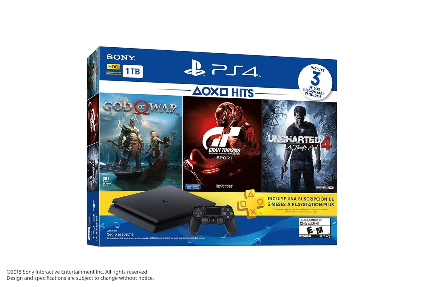 Sony 711719518891 PlayStation 4 Slim 1TB Console Bundle