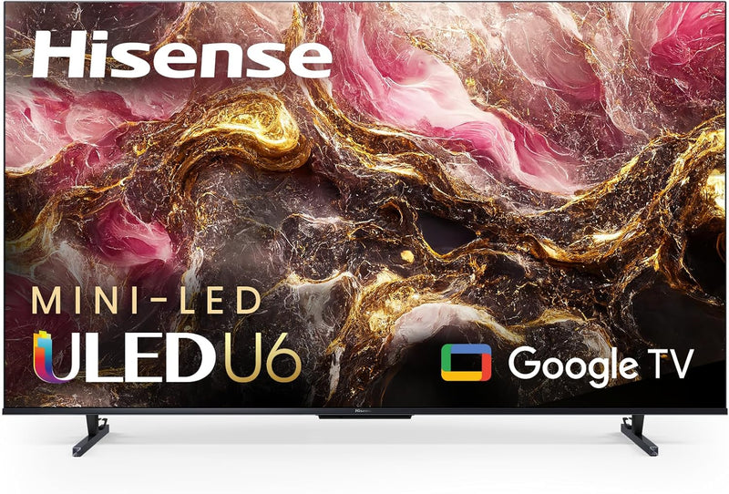 Hisense 55U6K 55-Inch Mini-LED ULED 4K Google TV — main product image