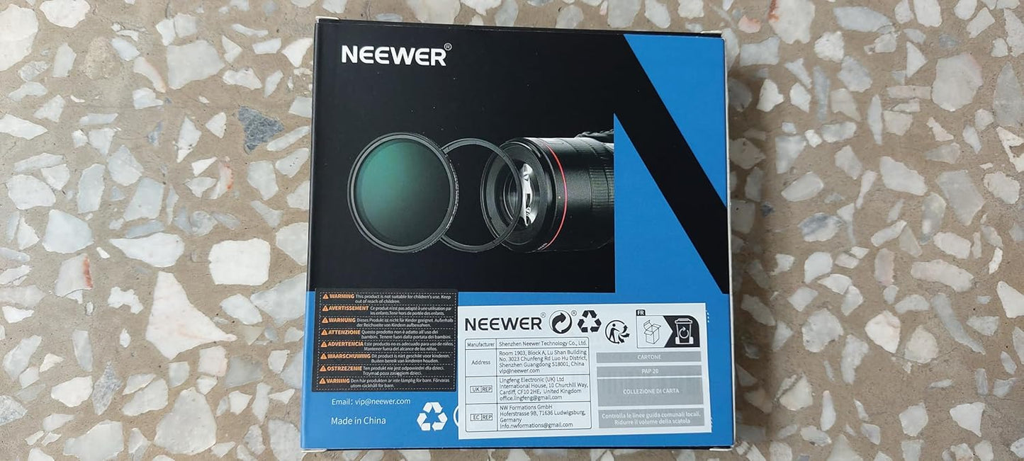 Neewer 62mm Magnetic Variable ND Filter ND2-ND32