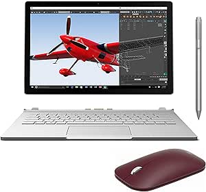 Microsoft Surface Book Renewed 2-in-1 Laptop: i7, 8GB RAM, 256GB SSD, GTX 965M — main product image