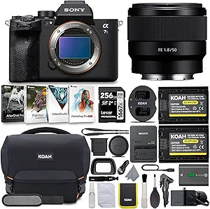 Sony Alpha 7S III a7S III Mirrorless Camera 50mm Lens Bundle