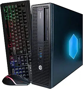 HP LS_600G1 Desktop PC i5 Quad Core 8GB SSD Renewed