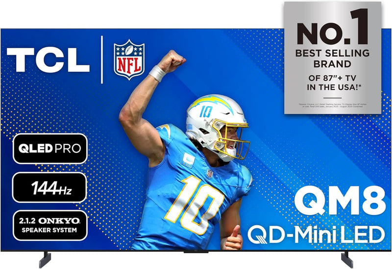 TCL 98QM851G 98-Inch QD-Mini LED 4K Google Smart TV — main product image
