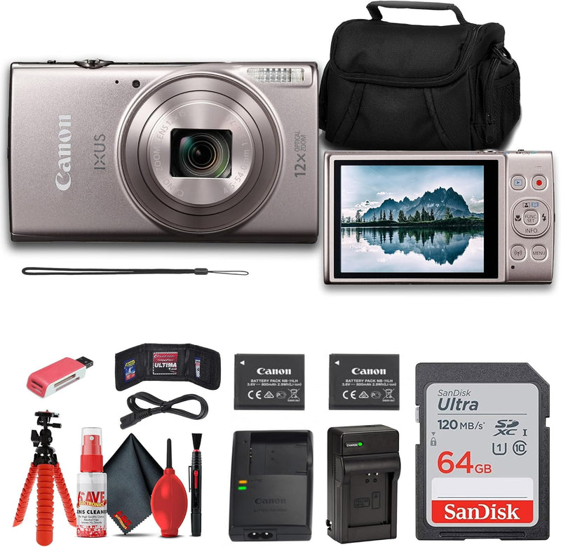 Canon 1079C001 IXUS 285 HS Digital Camera Bundle - Renewed — main product image