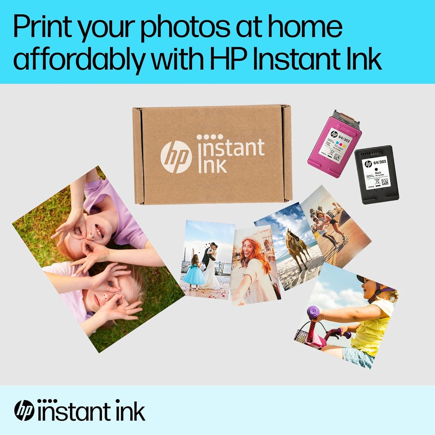 HP CH097A Everyday Glossy Photo Paper, 5x7, 60 Sheets