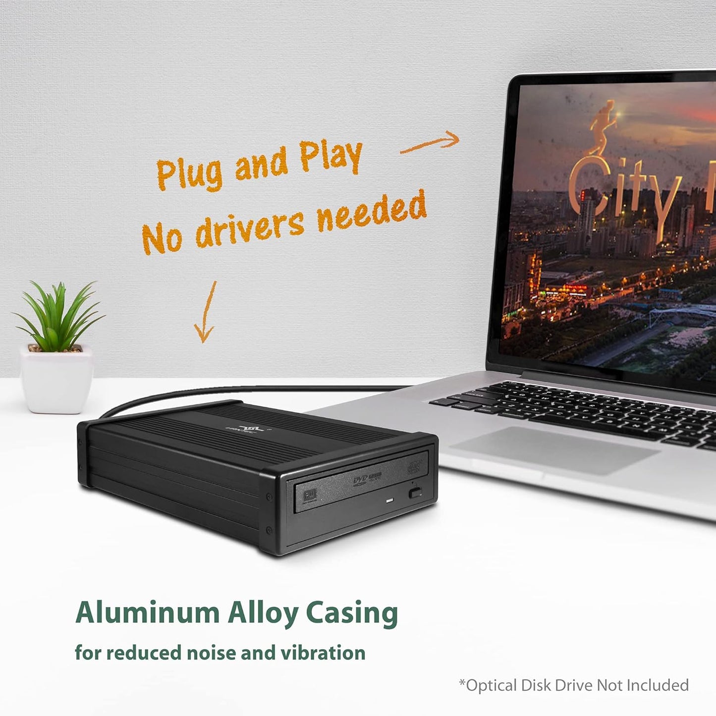 LG WH16NS40 External Blu-ray DVD CD Drive Enclosure