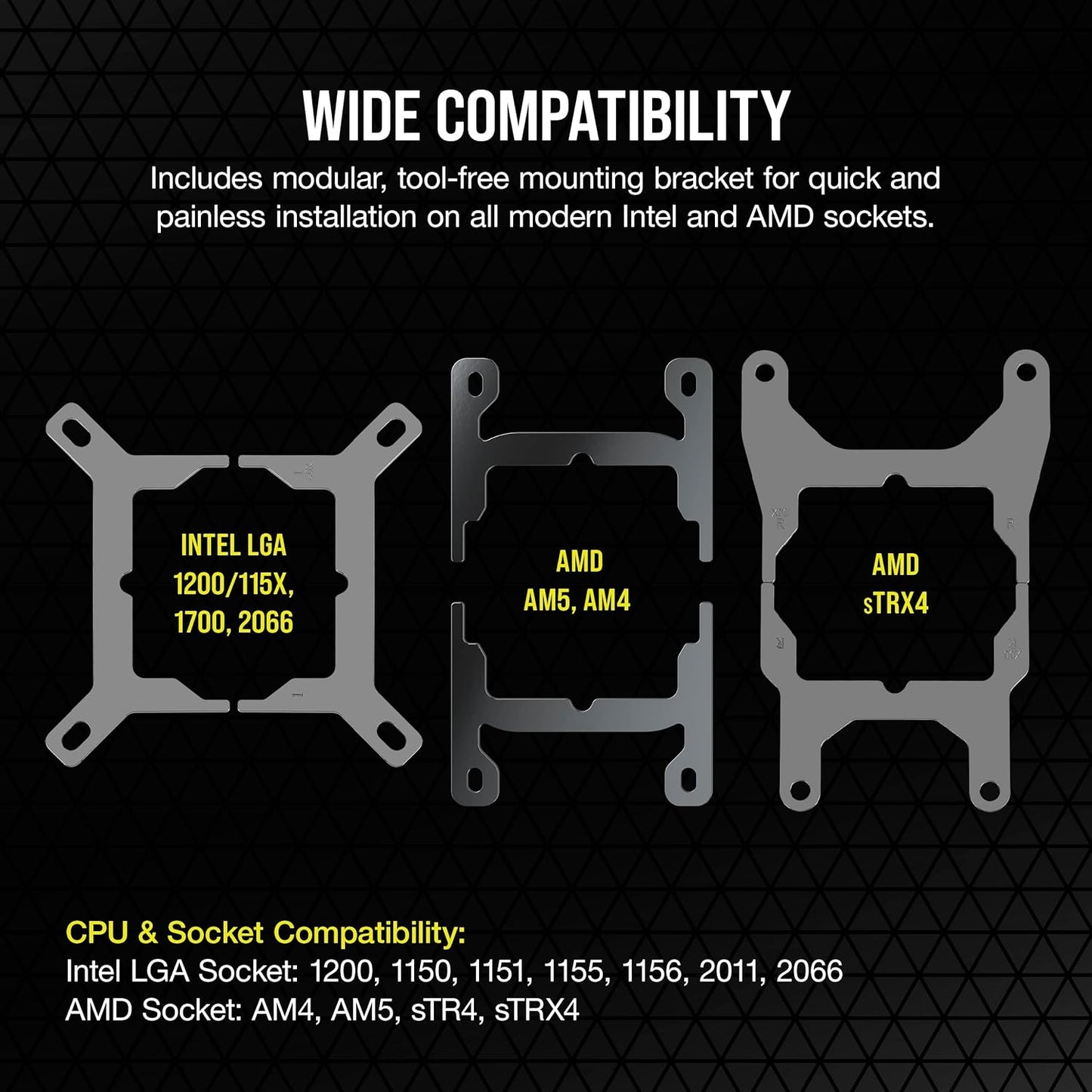 Corsair CW-9060074-WW iCUE H100i Elite LCD XT CPU Cooler
