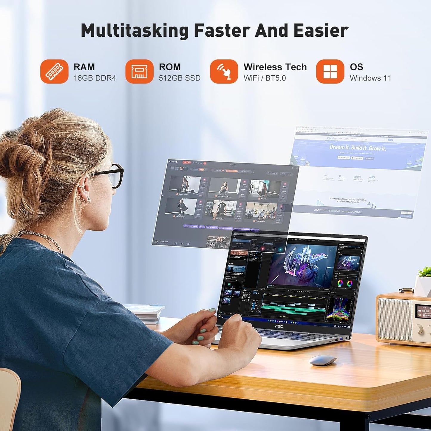 AOC AX15 15.6" FHD Gaming Laptop