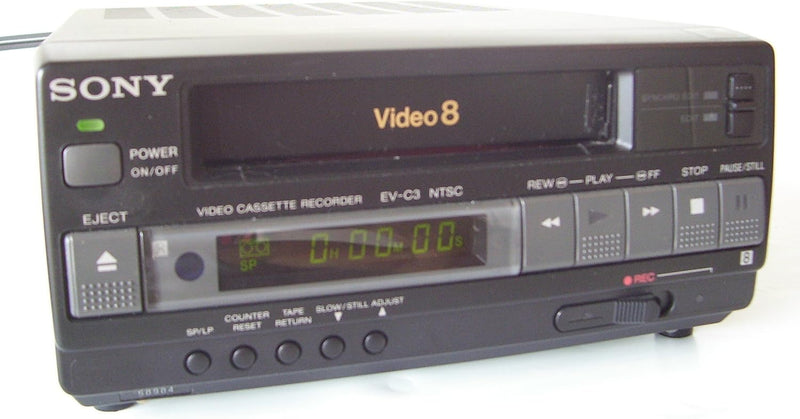 Sony EV-C3 Compact Video 8 VCR Tape Transfer Ready — main product image