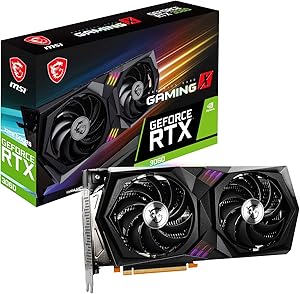 MSI GeForce RTX 3060 GAMING X 12G Graphics Card — main product image