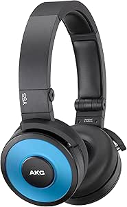 AKG Y55BLU Sealed Over-Ear Headphones - Blue — main product image