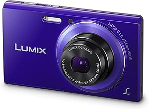 Panasonic Lumix DMC-FH10V 16.1MP 8X Zoom Camera Violet