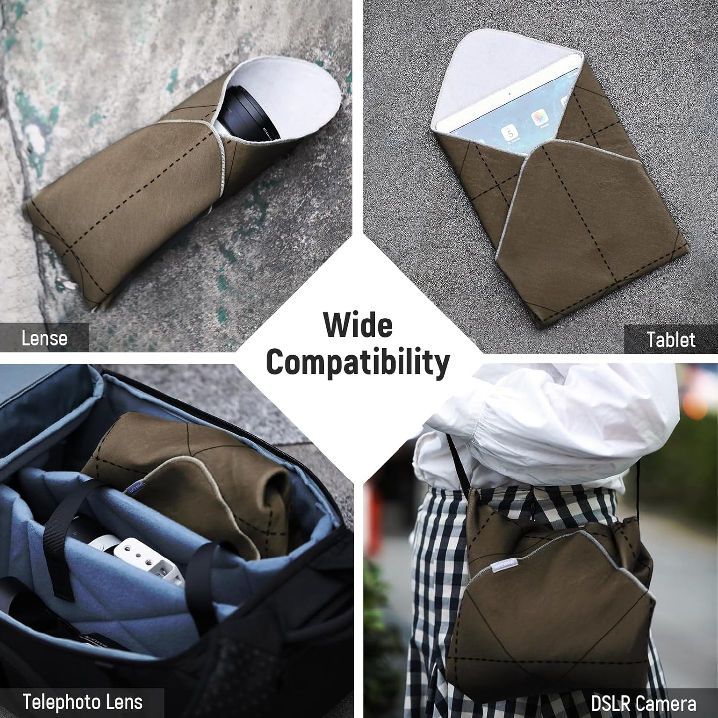 Neewer Camera Lens Wrap Foldable Protective Cloth