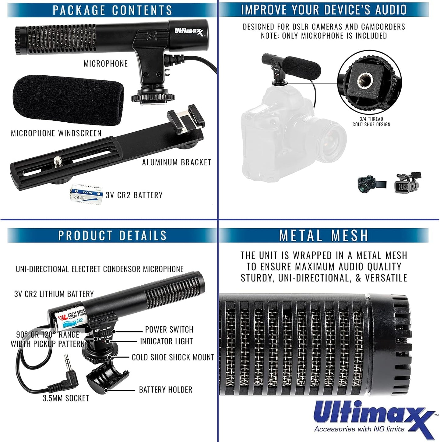 Canon Vixia HF G50 4K Camcorder Deluxe Bundle