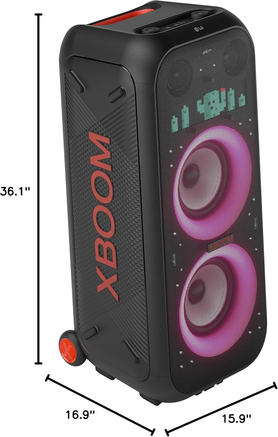 LG XL9T XBOOM Portable Tower Speaker Pixel LED