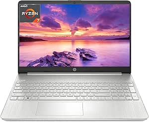 HP 15.6 Laptop Ryzen 7 5700U 16GB 512GB SSD JAWFOAL Bundle — main product image