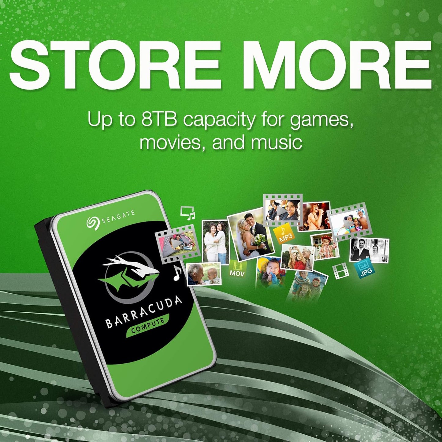 Seagate ST4000DMZ04 BarraCuda 4TB Internal HDD 5400 RPM