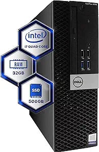 Dell 3040 i7 Desktop Computer 32GB RAM 500GB SSD (Renewed) — main product image