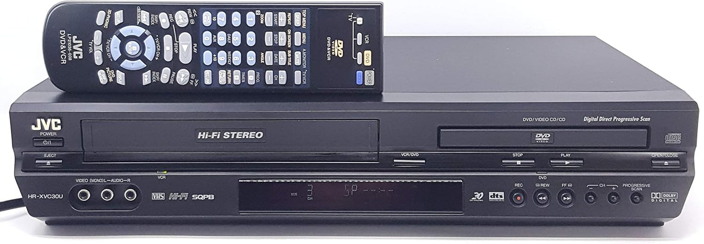 JVC HR-XVC30U Hi-Fi DVD/VCR Combo Player