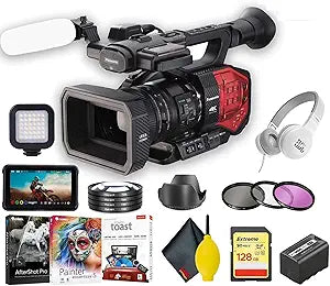 Panasonic AG-DVX200 4K Camcorder Integrated Zoom Lens Bundle