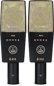 AKG C414XLII/ST Studio Matched Pair Condenser Microphones