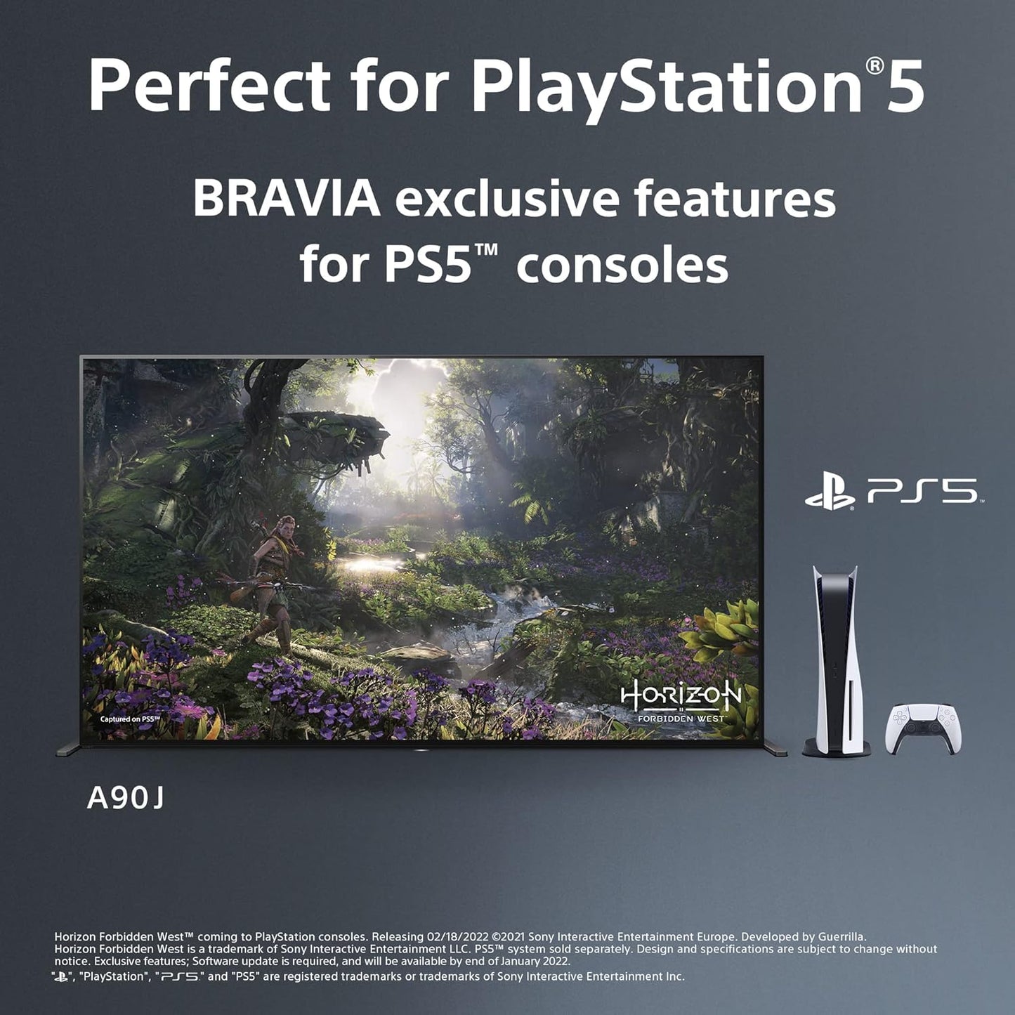 Sony A90J 55-Inch Renewed OLED 4K Smart Google TV
