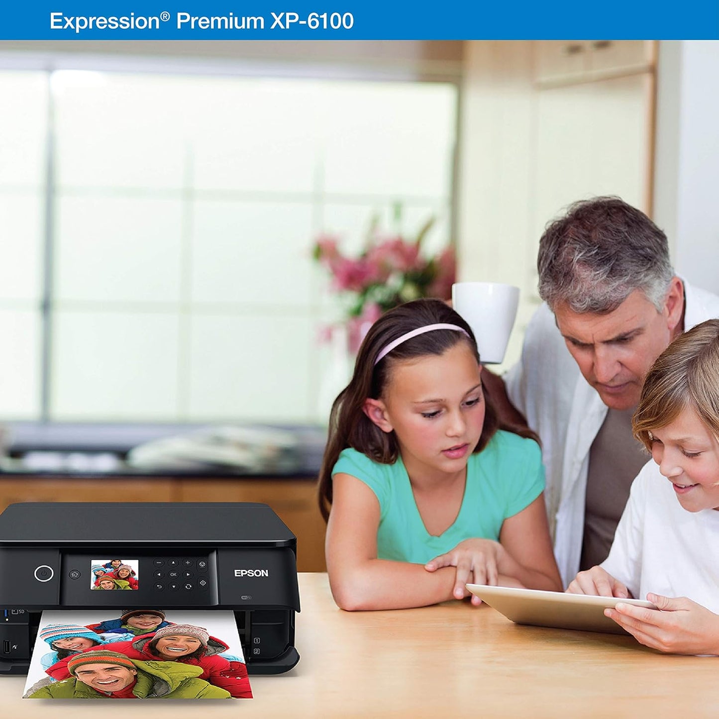 Epson C11CG97201 Premium XP-6100 Wireless Photo Printer
