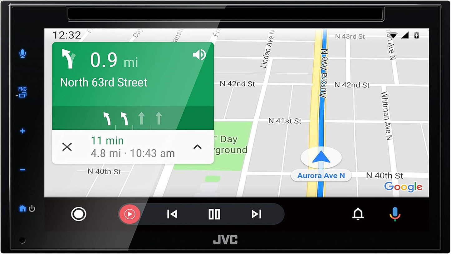 JVC KW-V660BT CarPlay Android Auto DVD Receiver
