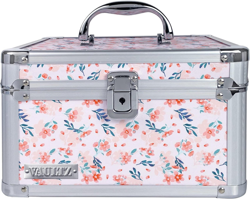 Vaultz VZ03994 Portable Safe Box Floral Design — main product image