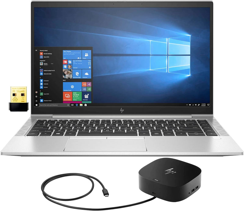 HP 1V4L6AV-5948-8315 EliteBook 845 G7 Ryzen 5 Laptop + Dock — main product image