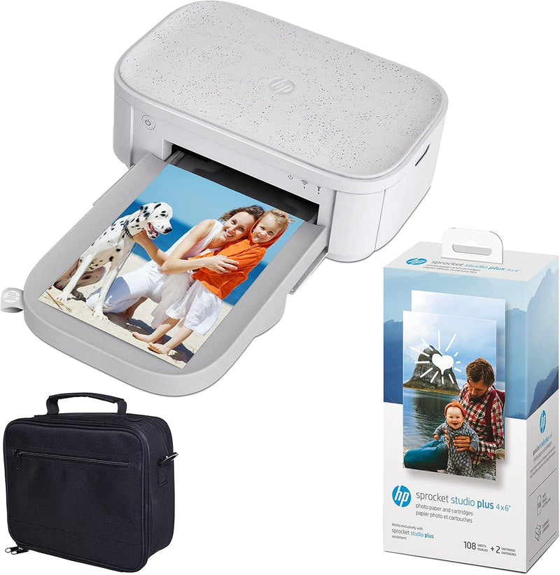 HP AMZHPISTK22US Sprocket Studio Plus Photo Printer Bundle — main product image