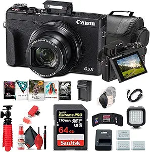 Canon 3070C001 PowerShot G5 X Mark II Camera Bundle Renewed