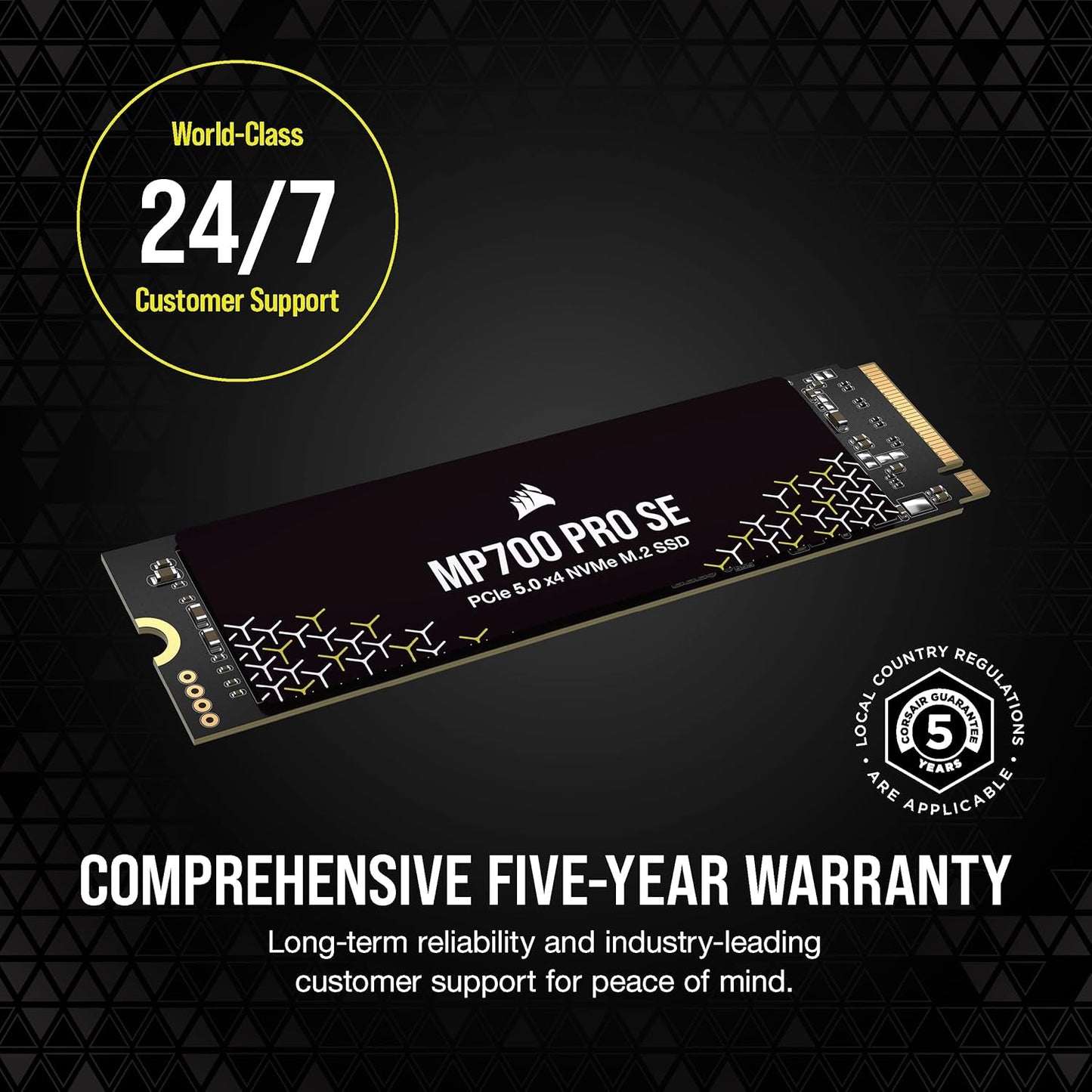 Corsair CSSD-F4000GBMP700PNHS MP700 PRO SE 4TB Gen5 NVMe SSD