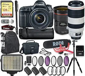 Canon 5dIV EOS 5D Mark IV DSLR Camera Bundle - Pro Kit
