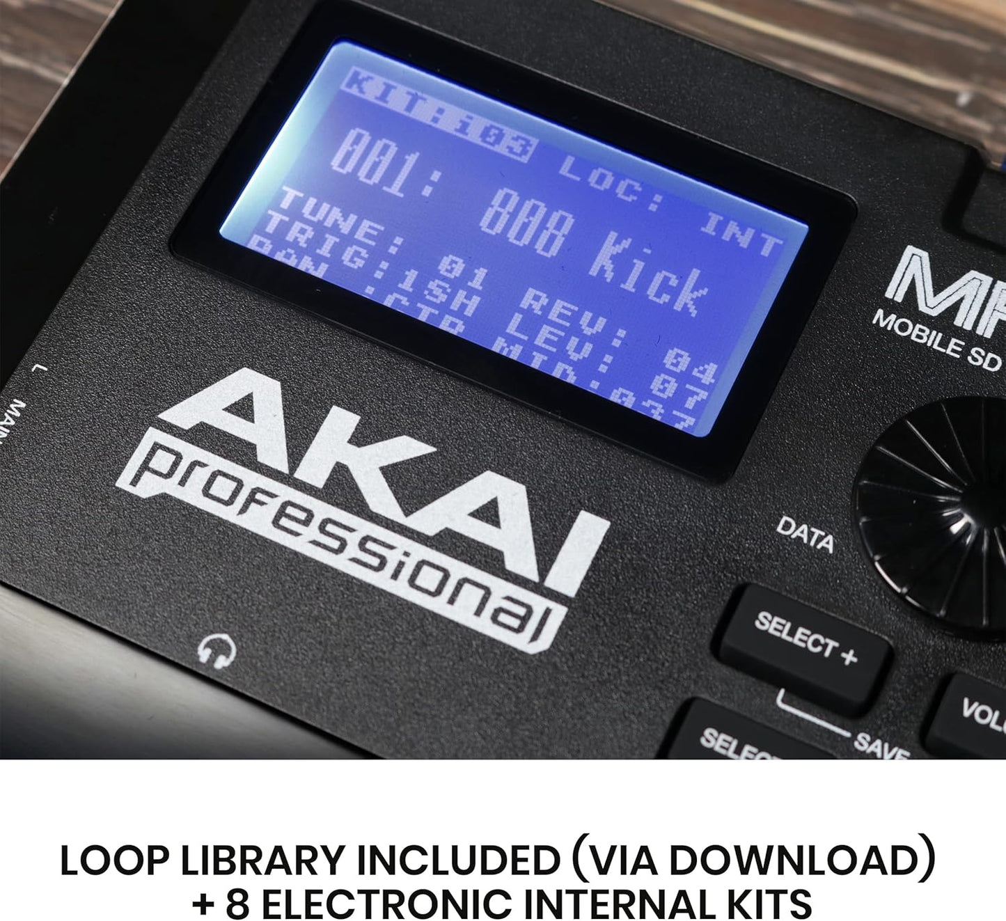 Akai MPX8 Portable Sample Pad Controller MIDI SD