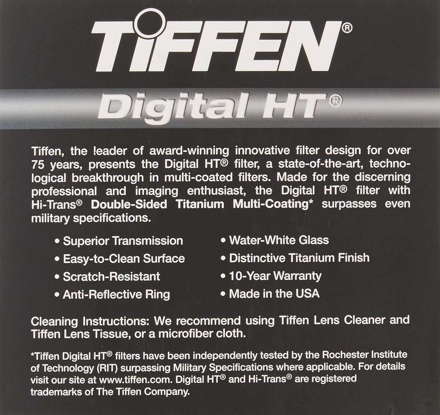 Tiffen 77HTCP 77mm Digital HT Circular Polarizer Filter