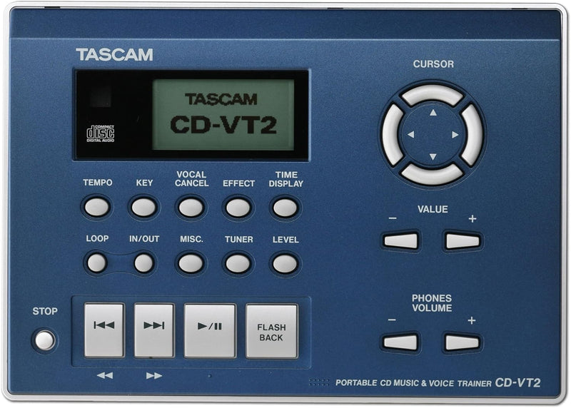 Tascam CD-VT2 Portable Vocal Trainer CD Player — main product image