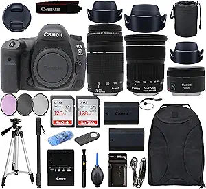 Canon EOS 5D Mark IV DSLR Camera Lens Bundle