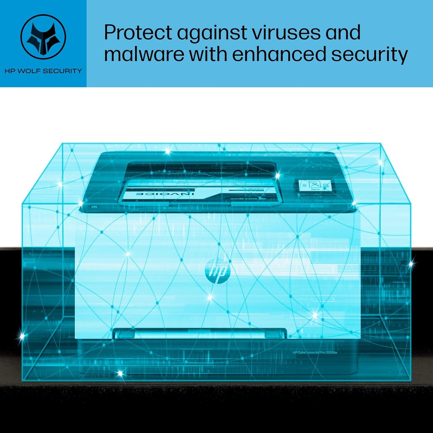 HP 3201dw Printer Color LaserJet Pro Wireless Duplex