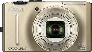 Nikon 6221 Coolpix S8100 12MP Digital Camera 10x Zoom