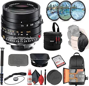 Leica 11663 Summilux-M 35mm f/1.4 Lens Bundle