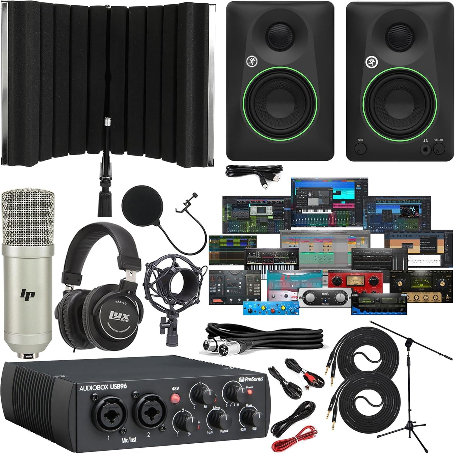 PreSonus AudioBox 96 USB Interface Studio Bundle