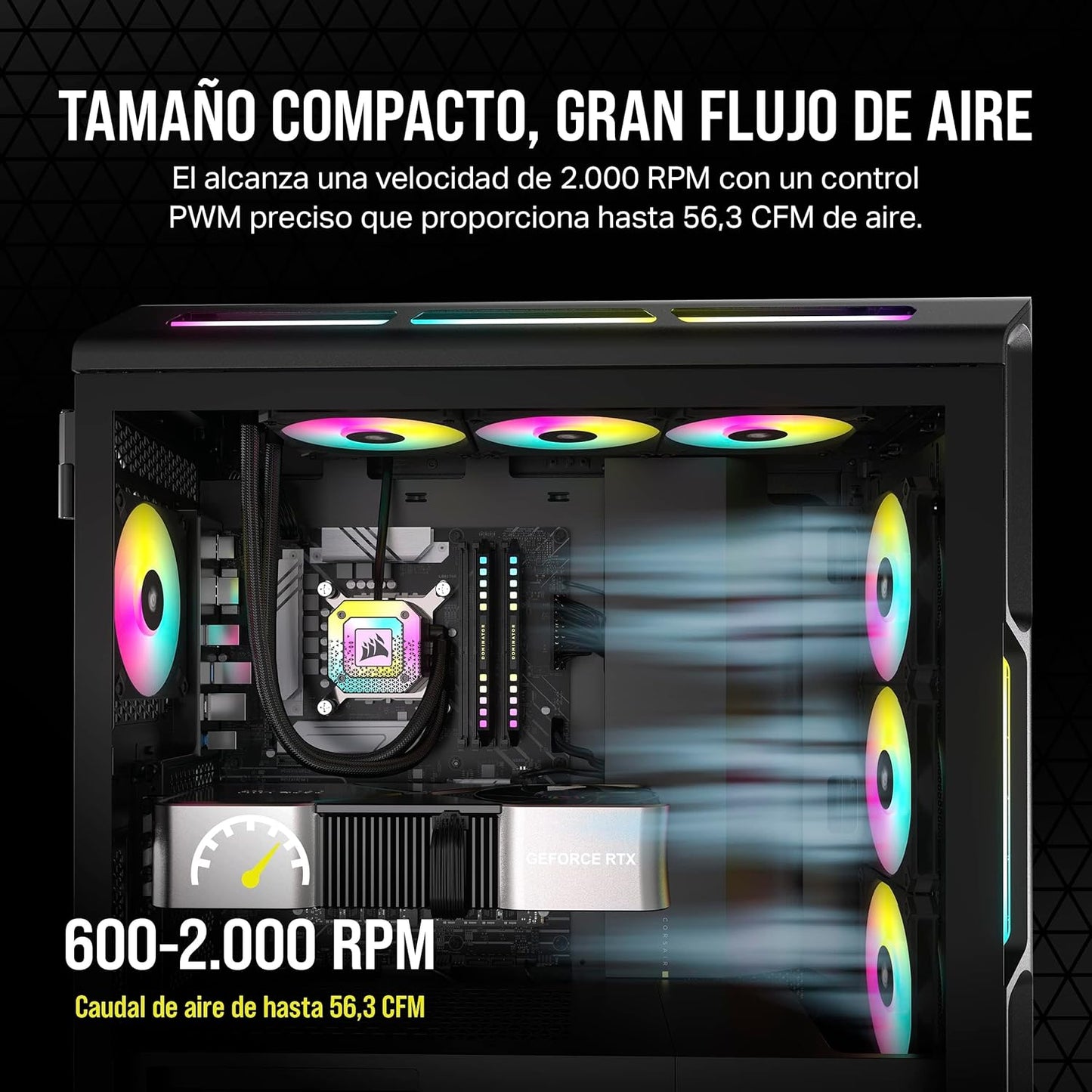 Corsair CO-9050162-WW AF120 RGB Slim 120mm Fan