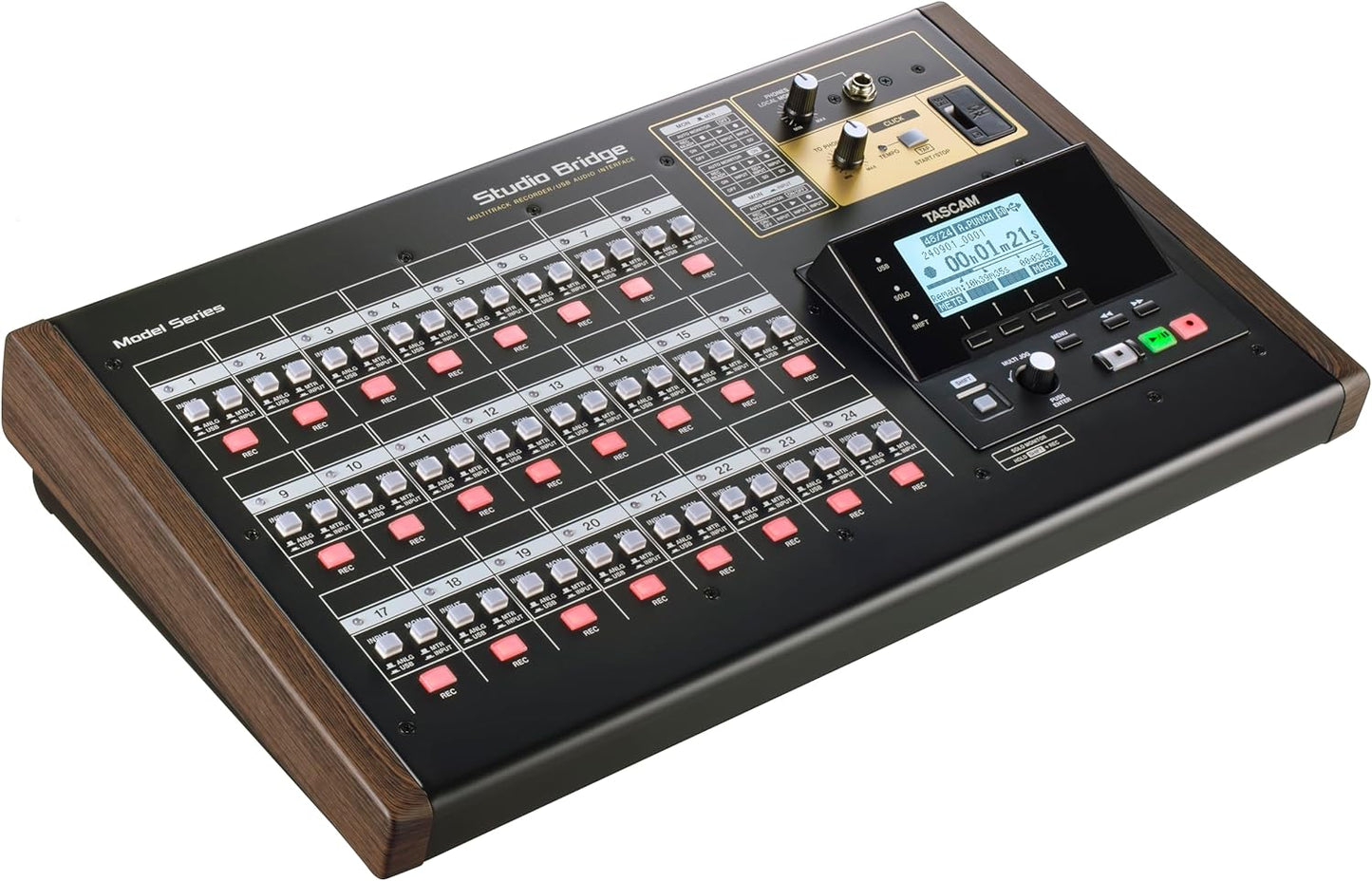 Tascam StudioBridge 24-Channel Multi Track Recorder USB Audio Interface