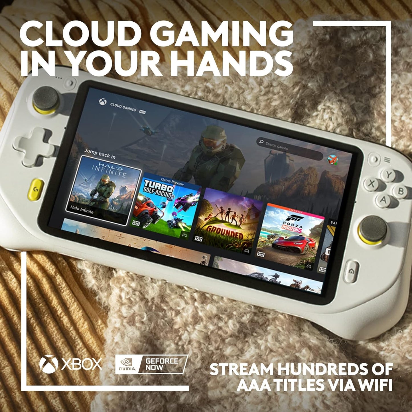 Logitech 940-000198 G Cloud Gaming Handheld Renewed