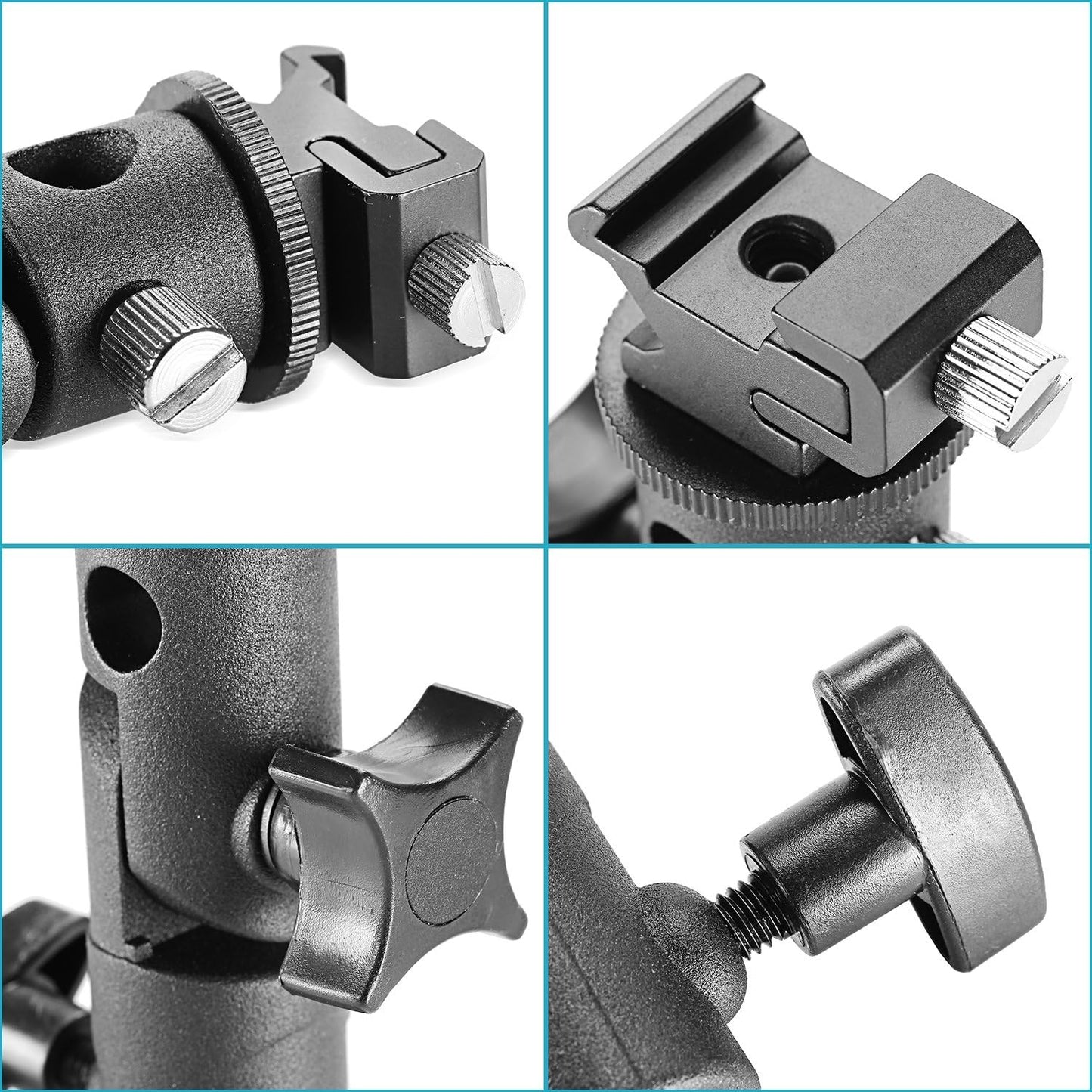 Neewer 90090197 Camera Flash Speedlite Mount Bracket 2-Pack